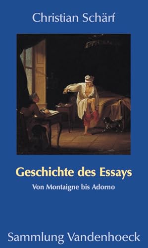 Bild des Verkufers fr Geschichte des Essays. Von Montaigne bis Adorno zum Verkauf von Studibuch