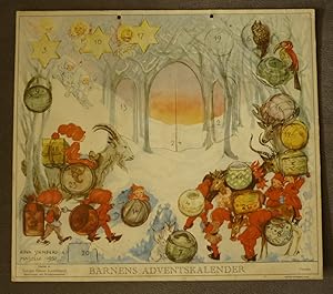 Imagen del vendedor de Barnens Adventskalender: Wichtelkinder vor der Pforte. a la venta por Kohlweyer