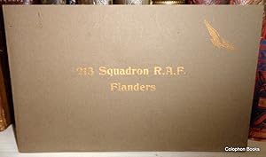 RAF 1918. 213 Squadron, Flanders 1918 Christmas Greetings card with colour artwork by Air-Ace Ron...