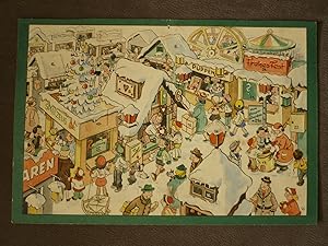 Imagen del vendedor de Adventskalender Weihnachtsmarkt. a la venta por Kohlweyer