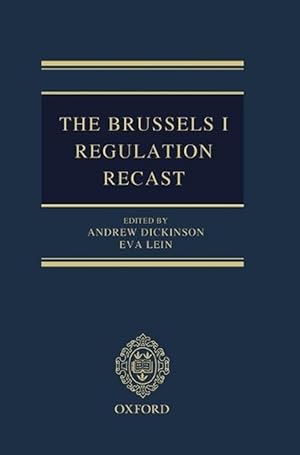 Imagen del vendedor de The Brussels I Regulation Recast (Hardcover) a la venta por Grand Eagle Retail