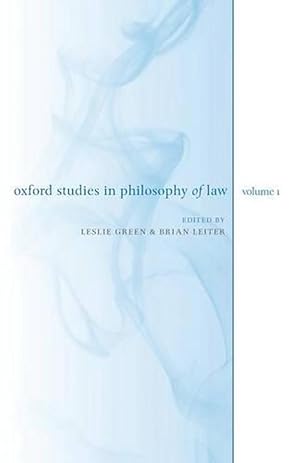 Imagen del vendedor de Oxford Studies in Philosophy of Law: Volume 1 (Paperback) a la venta por Grand Eagle Retail