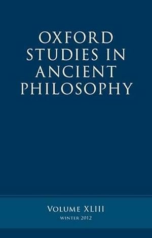 Seller image for Oxford Studies in Ancient Philosophy, Volume 43 (Paperback) for sale by Grand Eagle Retail