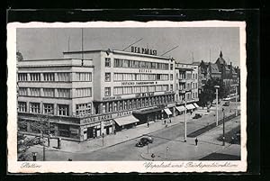 Ansichtskarte Stettin, Kino Ufapalast am Paradeplatz