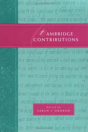 Imagen del vendedor de Cambridge Contributions a la venta por WeBuyBooks