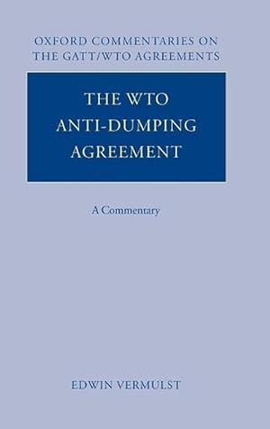 Bild des Verkufers fr The WTO Anti-Dumping Agreement (Hardcover) zum Verkauf von Grand Eagle Retail