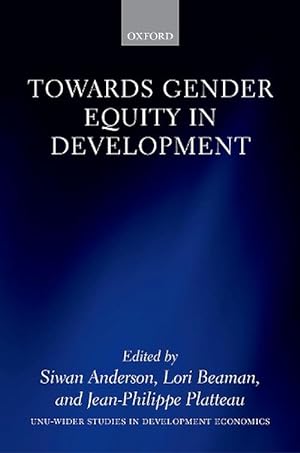 Immagine del venditore per Towards Gender Equity in Development (Hardcover) venduto da Grand Eagle Retail