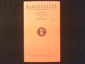 Marginalien. Zeitschrift für Buchkunst und Bibliophilie. 201. Heft (1, 2011).