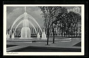 Bild des Verkufers fr Ansichtskarte Dsseldorf-Schlageterstadt, Grosse Reichsausstellung Schaffendes Volk 1937, Hauptfestplatz zum Verkauf von Bartko-Reher