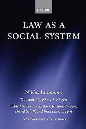 Image du vendeur pour Law as a Social System (Paperback) mis en vente par Grand Eagle Retail