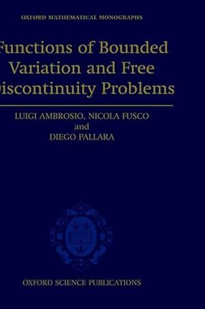 Immagine del venditore per Functions of Bounded Variation and Free Discontinuity Problems (Hardcover) venduto da Grand Eagle Retail