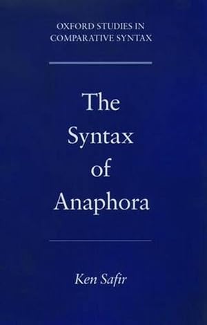 Seller image for The Syntax of Anaphora (Paperback) for sale by Grand Eagle Retail