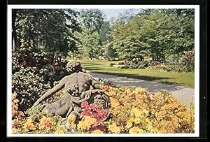 Bild des Verkufers fr Ansichtskarte Ludwigsburg, Jubilums-Gartenschau Blhendes Barock, Rhododendrontal zum Verkauf von Bartko-Reher