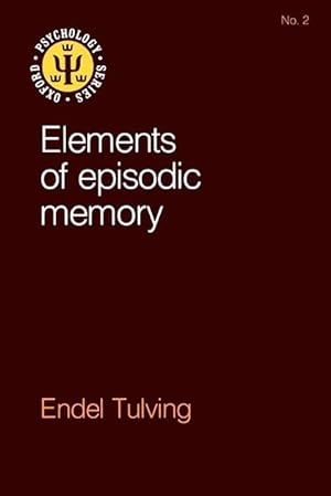Imagen del vendedor de Elements of Episodic Memory (Paperback) a la venta por Grand Eagle Retail