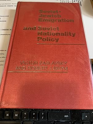 Seller image for Soviet Jewish Emigration and Soviet Nationality Policy for sale by Cotswold Rare Books