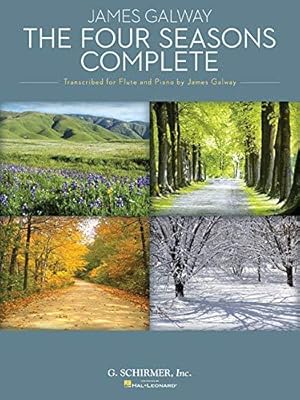 Bild des Verkufers fr Four Seasons Complete for Flute & Piano: Transcribed for Flute and Piano by James Galway Flute and Piano Reduction zum Verkauf von WeBuyBooks