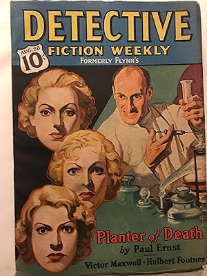 DETECTIVE FICTION WEEKLY ,28 August ,1937, No.3, CX111