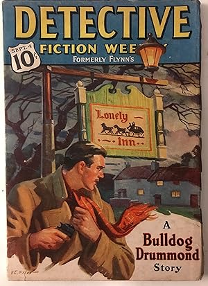 DETECTIVE FICTION WEEKLY, Sept.4, 1937, Volume CXIII, Number 4, Bulldog Drummond Short Story, Lon...