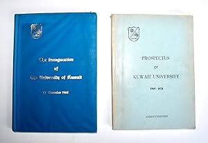 Bild des Verkufers fr The Inauguration of The University of Kuwait, 27 November 1966 WITH Prospectus of Kuwait University 1969-1970 zum Verkauf von Dendera