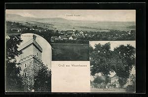 Seller image for Ansichtskarte Winzerhausen, Totalansicht mit Umland, Strassenpartie, Wunnenstein for sale by Bartko-Reher