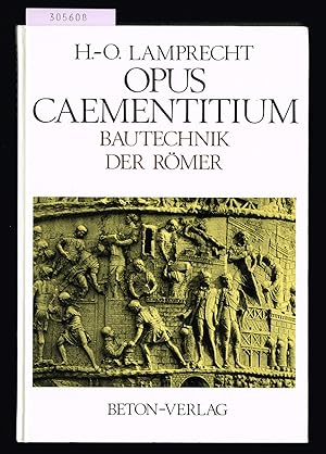 Bild des Verkufers fr Opus caementitium. Bautechnik der Rmer. zum Verkauf von Hatt Rare Books ILAB & CINOA