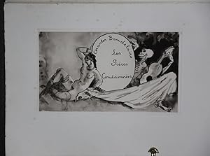 Seller image for Les Fleurs du mal, pices condamnes. Dessins au lavis par Picart le Doux. for sale by Antiquariat  Braun