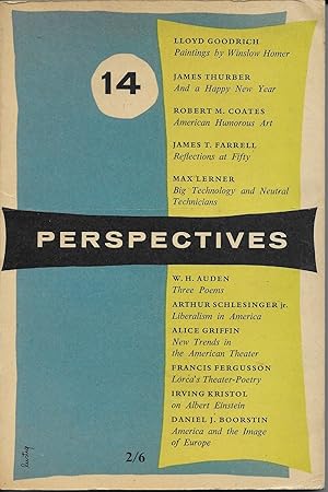 Bild des Verkufers fr Perspectives. Number Fourteen [14] Winter 1956 zum Verkauf von stephens bookstore
