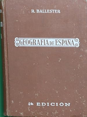 Imagen del vendedor de Geografa de Espaa a la venta por Librera Alonso Quijano