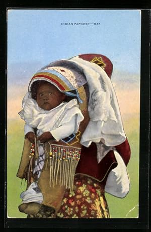 Ansichtskarte Indian Papoose