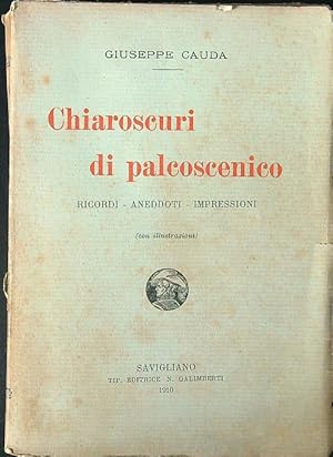 Seller image for Chiaroscuri di palcoscenico for sale by Librodifaccia