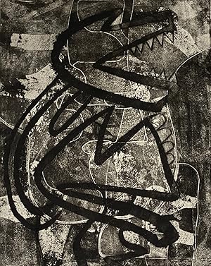 Intaglio Fine Art Print: "THE BEAST" Titled, Signed & Dated