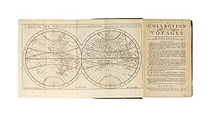 Image du vendeur pour A collection of voyages. In four volumes. Containing I. Captain William Dampier's voyages round the world II. The voyages of Lionel Wafer; giving an account of his being left on the isthmus of America III. A voyage round the world By W. Funnell IV. Capt. Cowley's voyage round the globe. V. Capt. Sharp's journey over the isthmus of Darien, and expedition into the South-Seas. VI. Capt. Wood's voyage through the streights of Magellan. VII. Mr Roberts's adventures and sufferings amongst the corsairs of the Levant mis en vente par Bernard Quaritch Ltd ABA ILAB