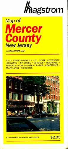 Seller image for Mercer county n. J. Pocket map - Hagstrom Map Company for sale by Book Hmisphres