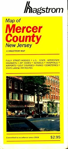 Bild des Verkufers fr Mercer county n. J. Pocket map - Hagstrom Map Company zum Verkauf von Book Hmisphres