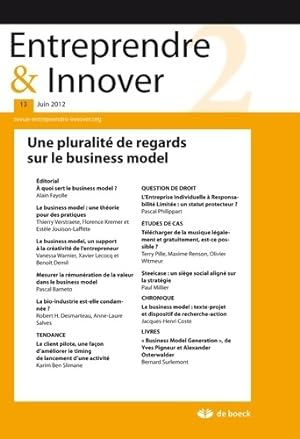 Entreprendre et innover 2012/1 n. 13 - Xxx