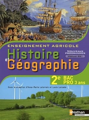 Histoire et g ographie 2e bac pro 3 ans agricole - Anne-Marie G rin-grataloup