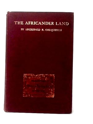 Seller image for The Africander Land for sale by World of Rare Books