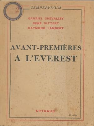 Avant-Premi res   L'Everest - Gabriel Chevalley