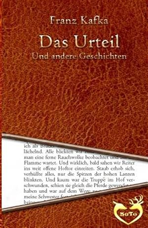Seller image for Das Urteil : Und Andere Geschichten -Language: german for sale by GreatBookPrices