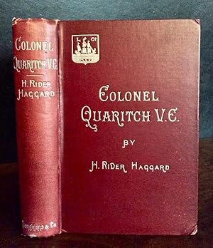 COLONEL QUARITCH, V.C. A TALE OF COUNTRY LIFE