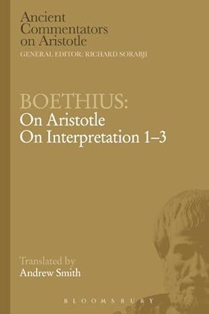 Seller image for Boethius : On Aristotle on Interpretation for sale by GreatBookPrices