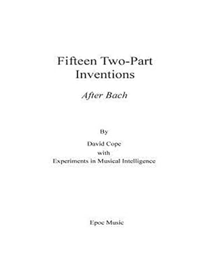 Immagine del venditore per Fifteen Two-part Inventions : After Bach venduto da GreatBookPrices