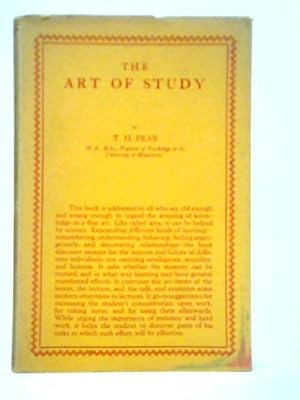 Imagen del vendedor de The Art of Study a la venta por World of Rare Books
