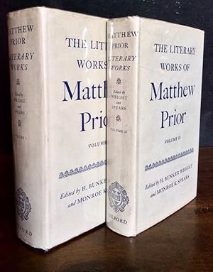 Imagen del vendedor de THE LITERARY WORKS OF MATTHEW PRIOR. COMPLETE IN TWO VOLUMES a la venta por Elder Books