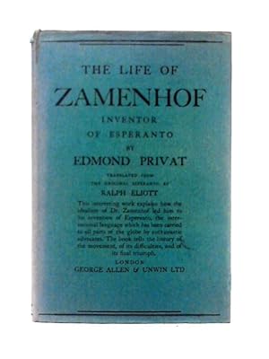 Seller image for The Life Of Zamenhof for sale by World of Rare Books