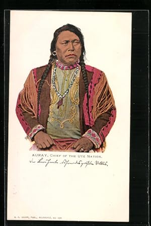 Ansichtskarte Auray, Chief of the Ute Nation