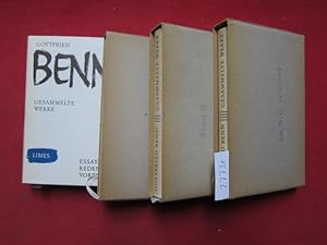 Bild des Verkufers fr Gesammelte Werke : In 4 Bden. 1: Essays, Reden, Vortrge / 2: Prosa und Szenen / 3: Gedichte / 4: Autobiographische u. vermischte Schriften. zum Verkauf von Versandantiquariat buch-im-speicher