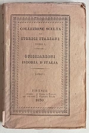 Istoria d'Italia di Francesco Guicciardini gentiluomo fiorentino.