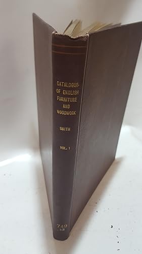 Bild des Verkufers fr Victoria and Albert Museum, Department of Woodwork. Catalogue of English Furniture and Woodwork: Vol. 1.- Gothic and Early Tudor. zum Verkauf von Cambridge Rare Books