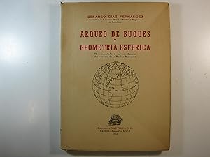 Imagen del vendedor de ARQUEO DE BUQUES Y GEOMETRIA ESFERICA a la venta por Costa LLibreter